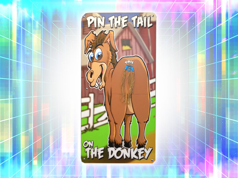 Pin the tail on the donkey rental